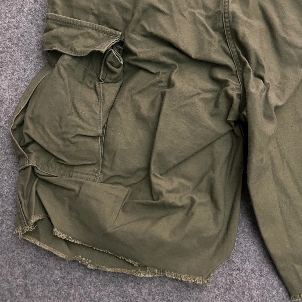URBAN OUTFITTERS 2006 Urban Renewal Green M-65 Field Trouser Cargo Shorts SMALL - Picture 10 of 12